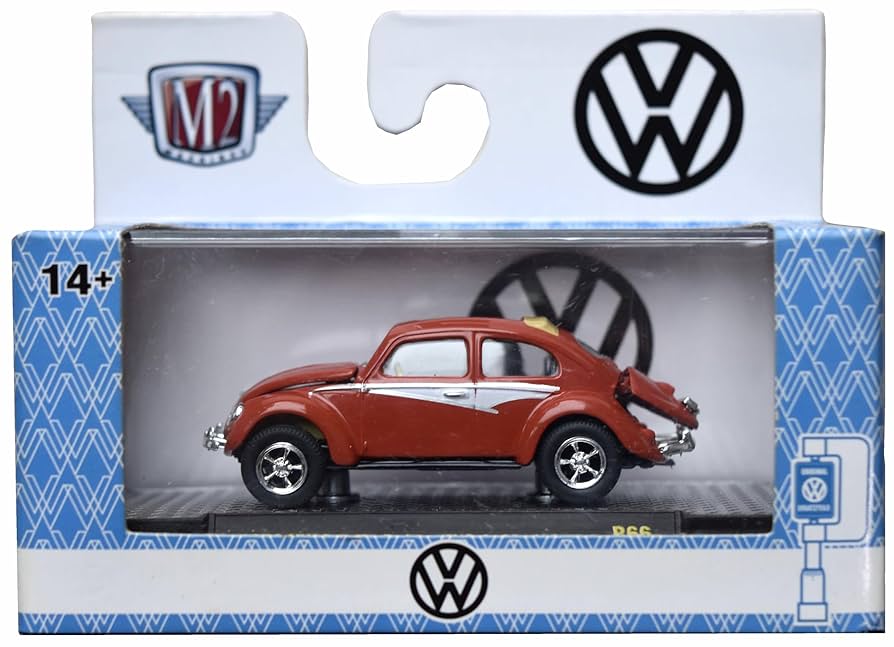 M2マシーン 1953 フォルクスワーゲン・デラックス (チェイスカー) Amazon.com: M2 Machines 1953 VW Beetle Deluxe U.S.A. Model